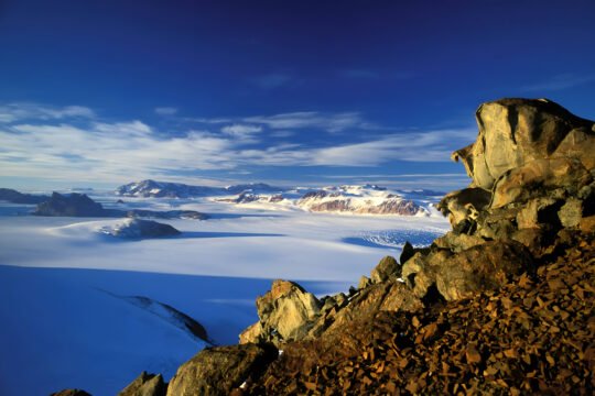 ancient Gamburtsev Mountains