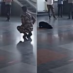 Dog Imitates CISF Jawan’s Workout at Delhi Metro Station, Wins Hearts Online