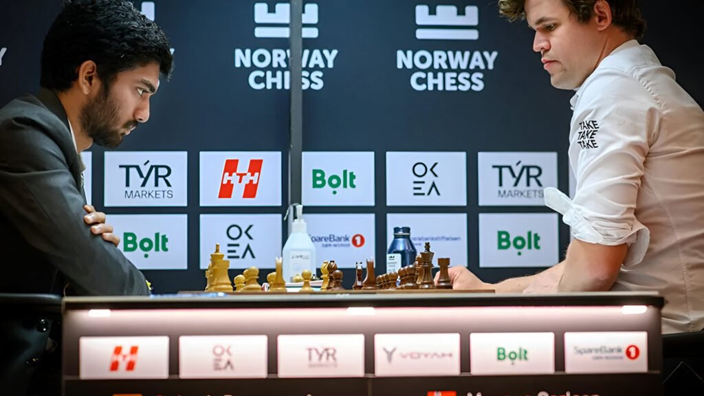 D. Gukesh Defeats Magnus Carlsen