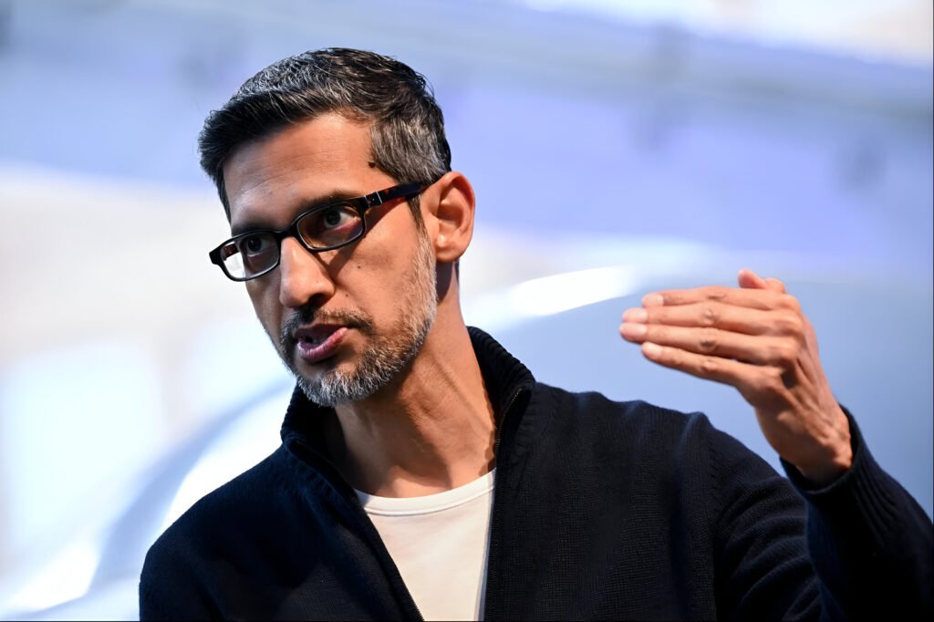 Future CEO Sundar Pichai