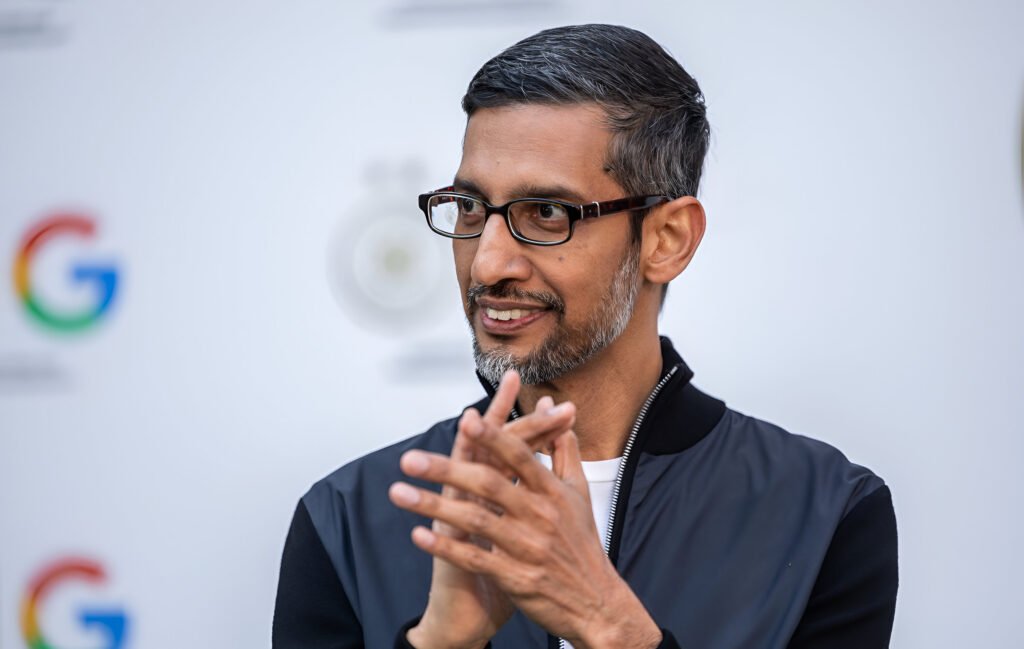 Future CEO Sundar Pichai