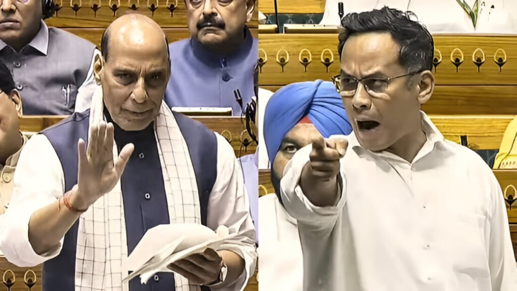 ‘If some Rafale jets were shot down…’: Gaurav Gogoi vs Rajnath Singh during Operation Sindoor debate