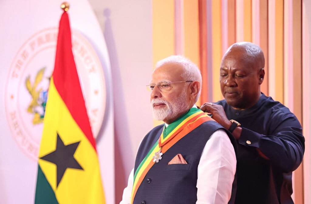 PM Modi Receives Ghana’s Highest National Honor