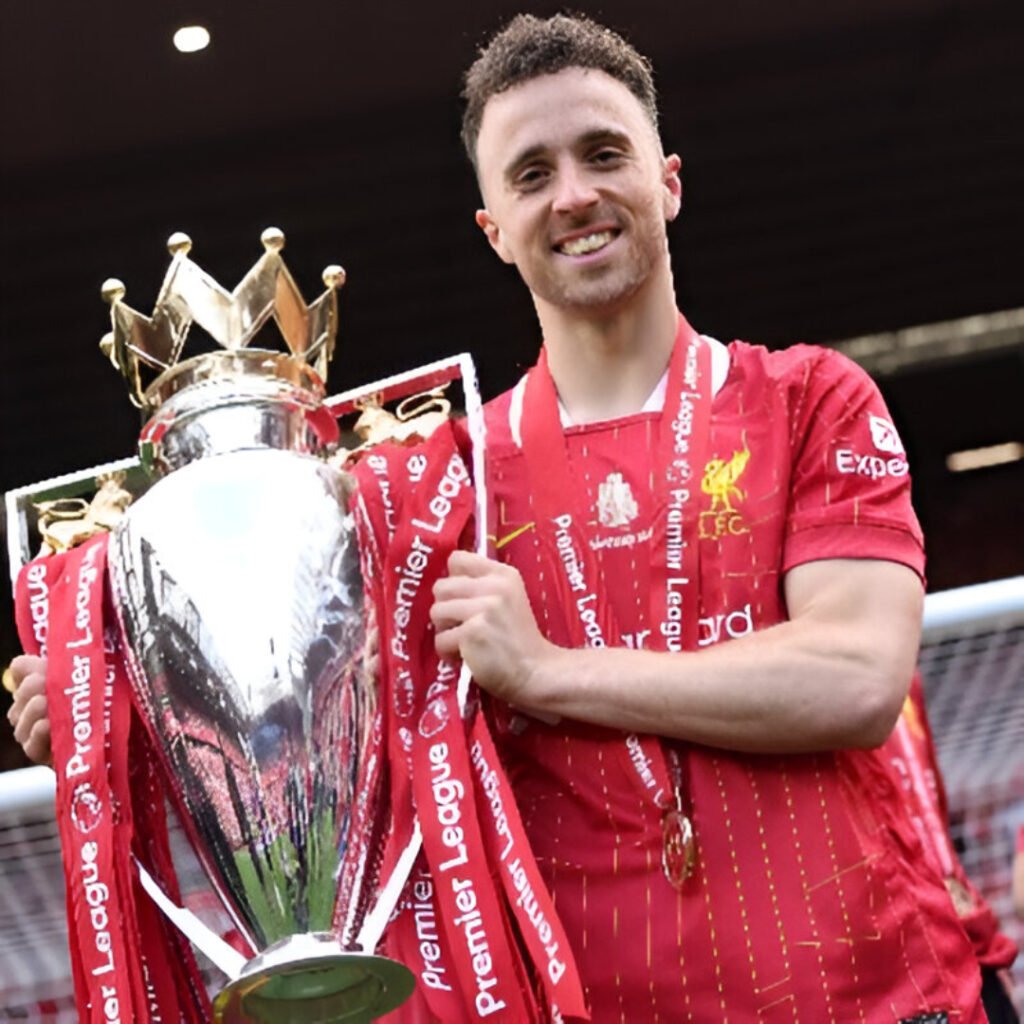 Liverpool’s Diogo Jota dies in a car crash in Spain, just two weeks after marrying Rute Cardoso. The football world mourns the beloved 28-year-old forward.