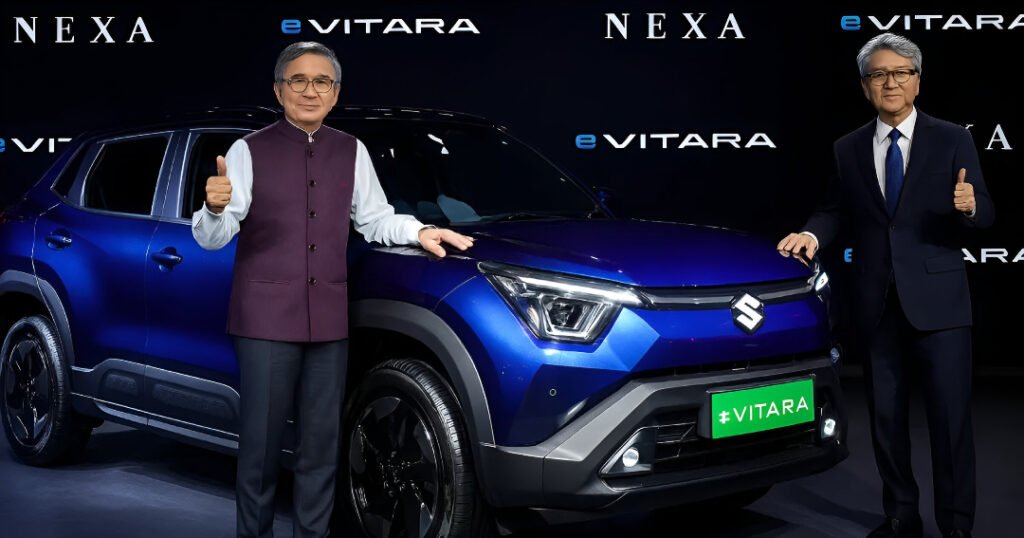 PM Modi Flags Off Suzuki e-VITARA in Gujarat for Global Exports