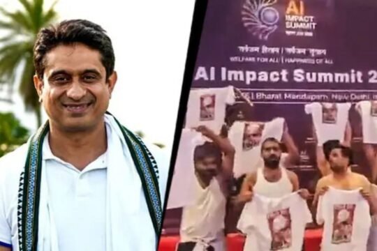 Uday Bhanu Chib Arrested After Shirtless Protest at AI Summit 2026