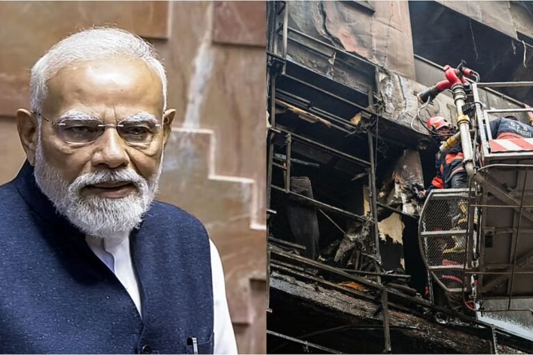 PM Modi Announces ₹2 Lakh Aid After Delhi Fire Tragedy